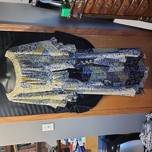 Hi low Top with awesome sleeves Sheer